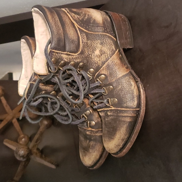 Freebird by Steven Gage Combat Boots Black 6 - Picture 3 of 6